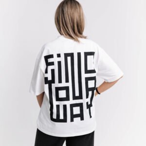 FIND YOUR WAY- TEE WHITE